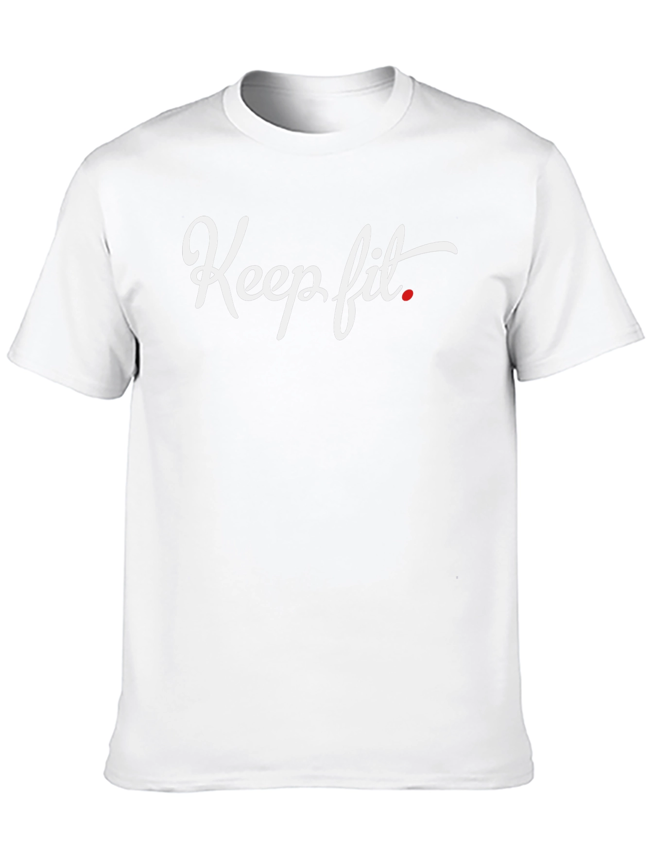 Keep Fit Black T-Shirt - Stylish & Comfortable Mens Tee