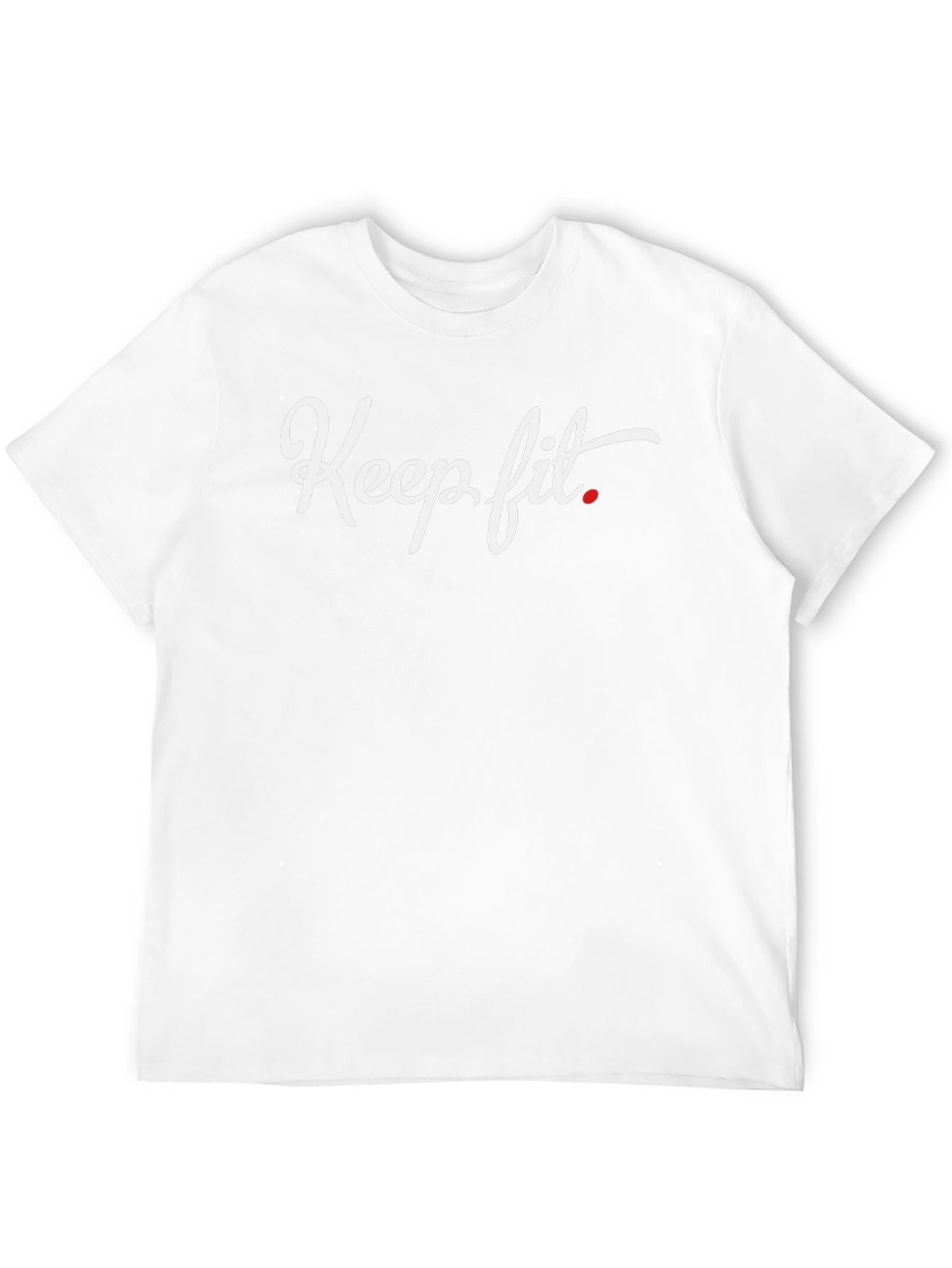 Keep Fit Black T-Shirt - Stylish & Comfortable Mens Tee