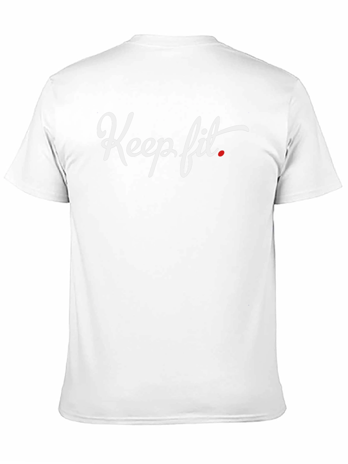 Keep Fit Black T-Shirt - Stylish & Comfortable Mens Tee