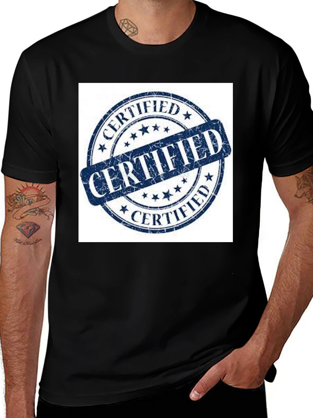 Certified Graphic T-Shirt - Premium Quality Cotton