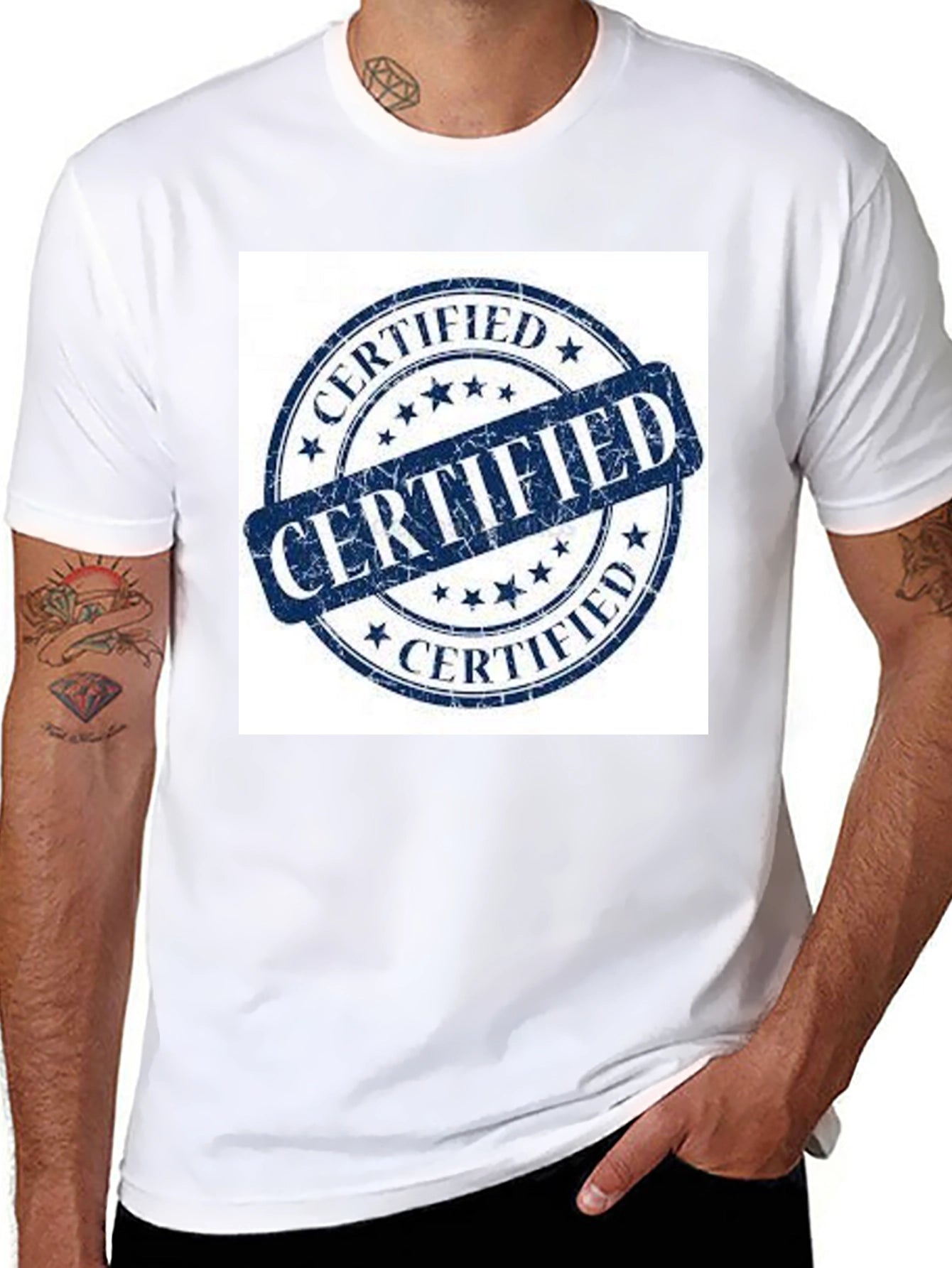 Certified Graphic T-Shirt - Premium Quality Cotton