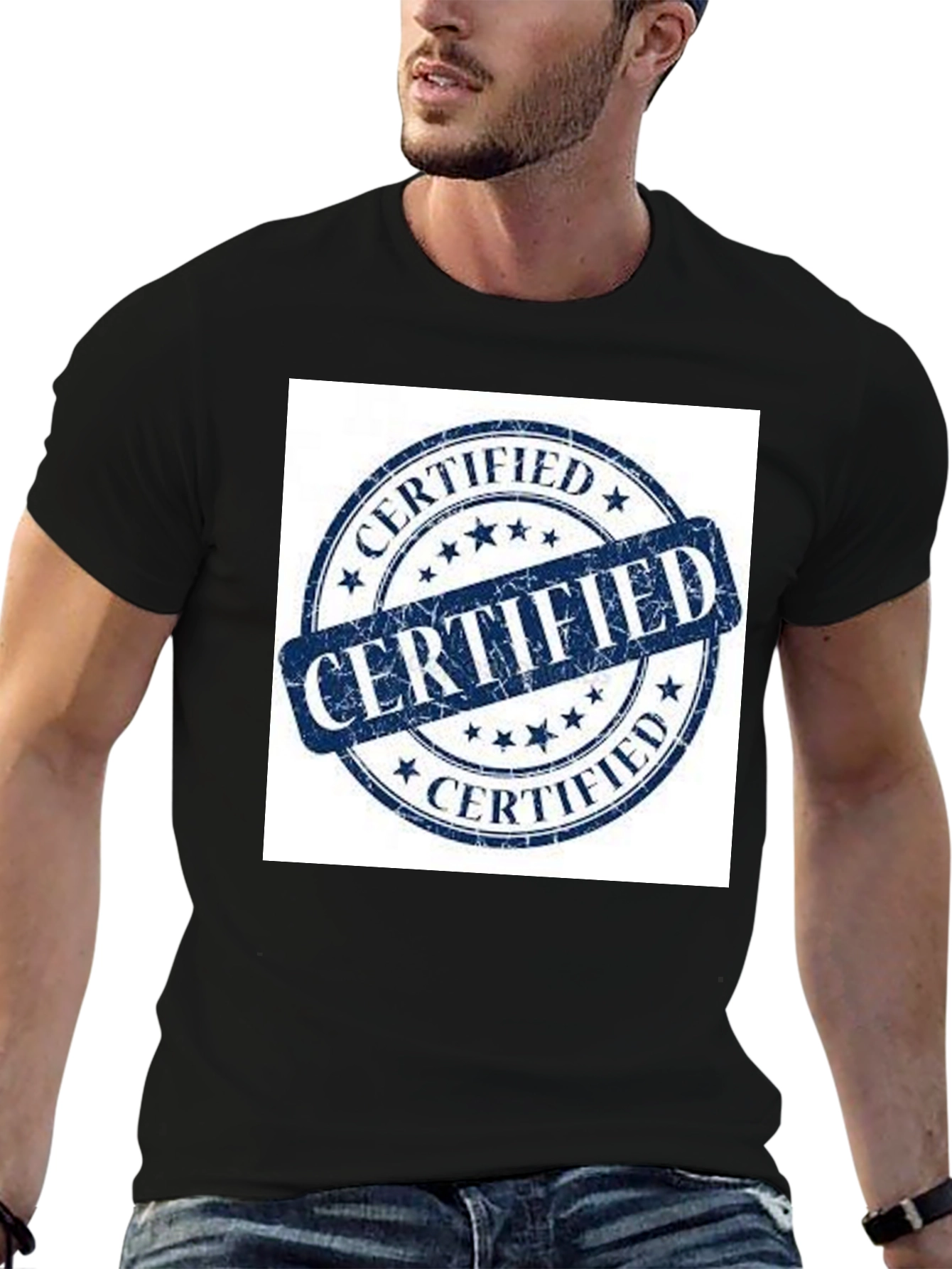 Certified Graphic T-Shirt - Premium Quality Cotton