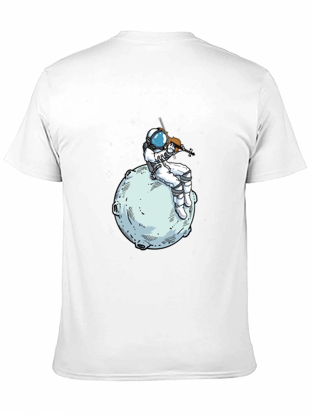 Astronaut Violinist T-Shirt - Space Musician Tee