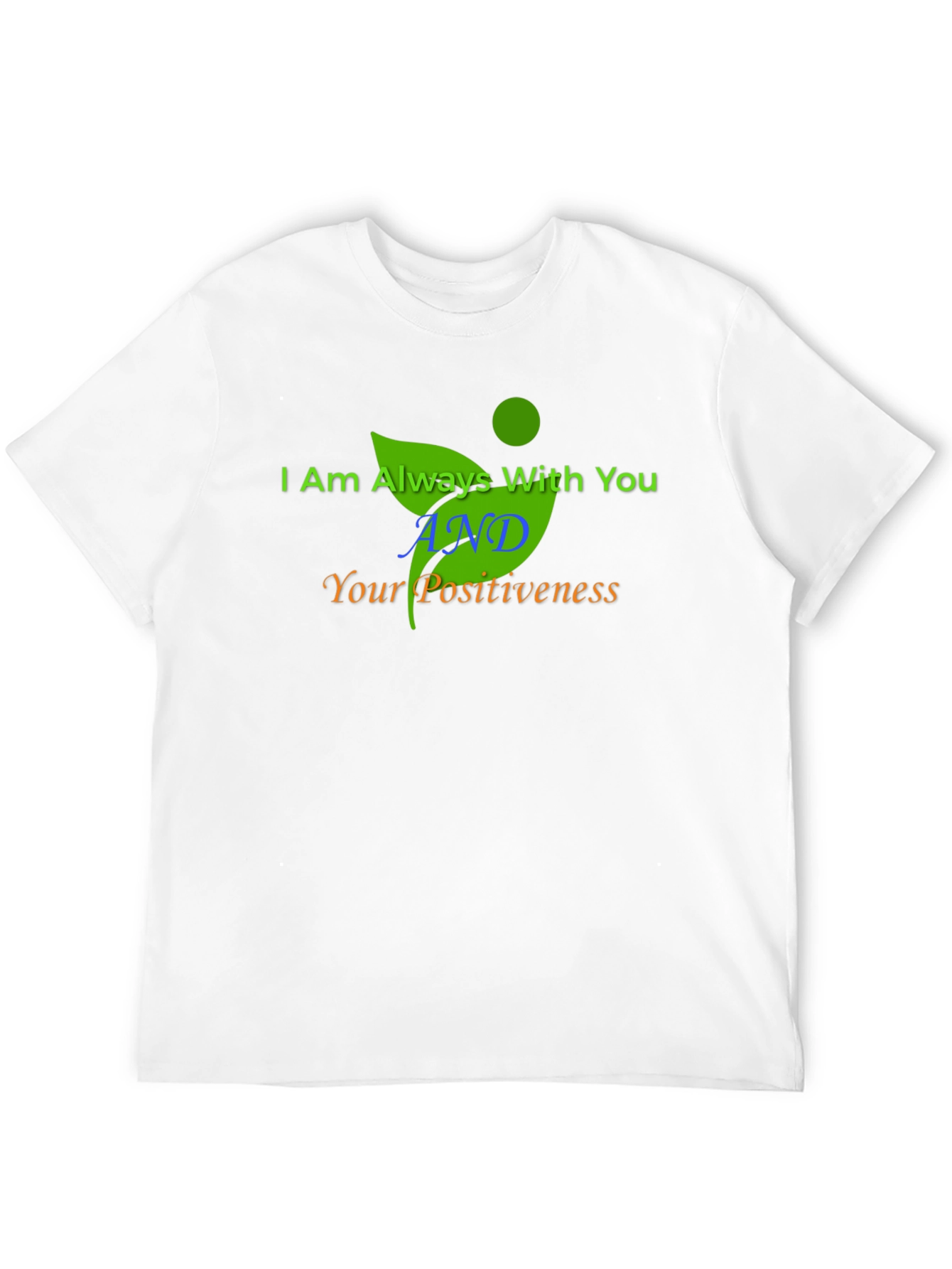 Inspirational Graphic Print Black T-Shirt