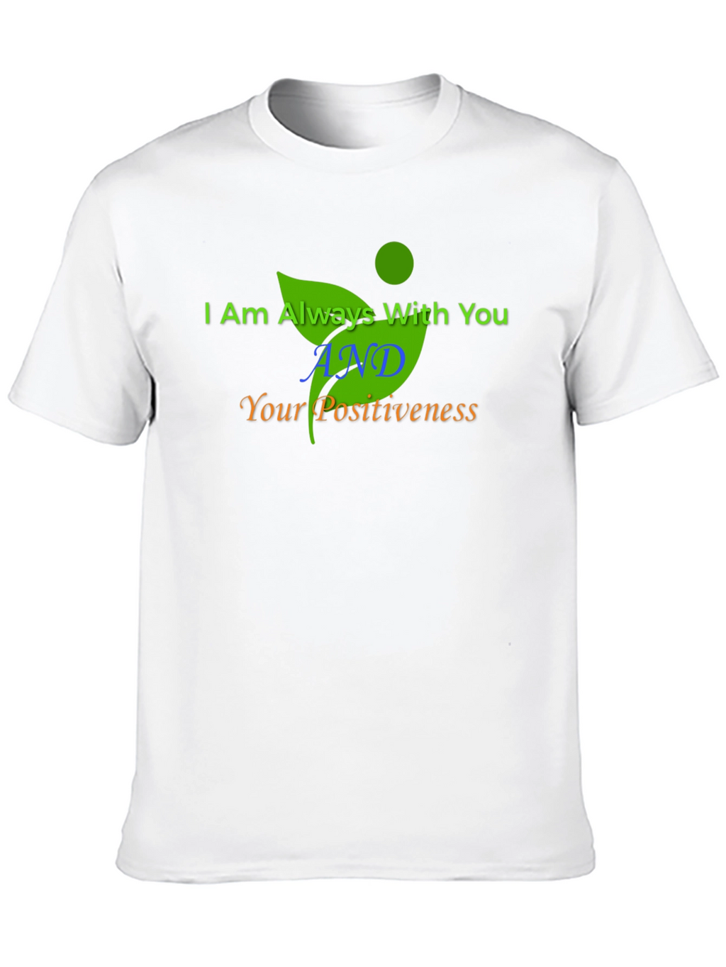 Inspirational Graphic Print Black T-Shirt