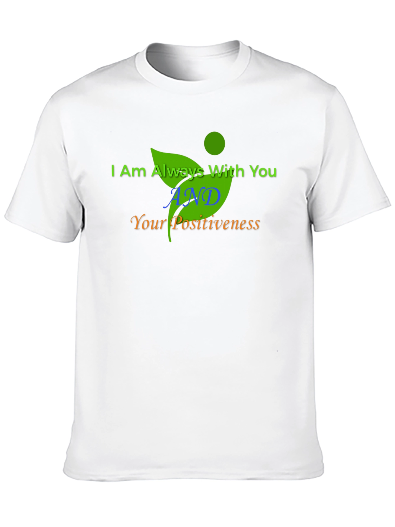 Inspirational Graphic Print Black T-Shirt