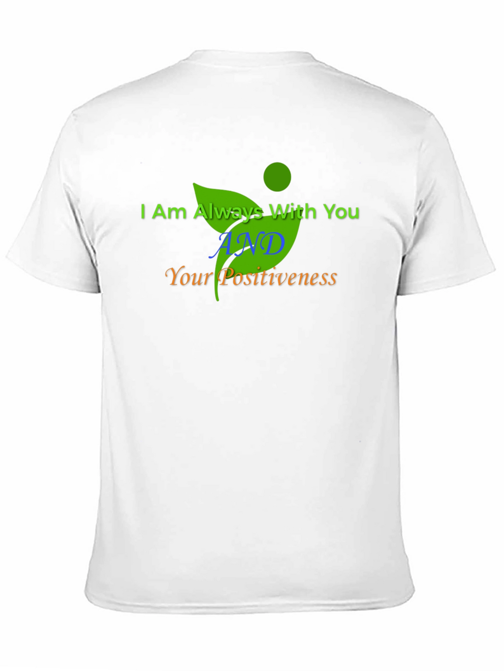 Inspirational Graphic Print Black T-Shirt