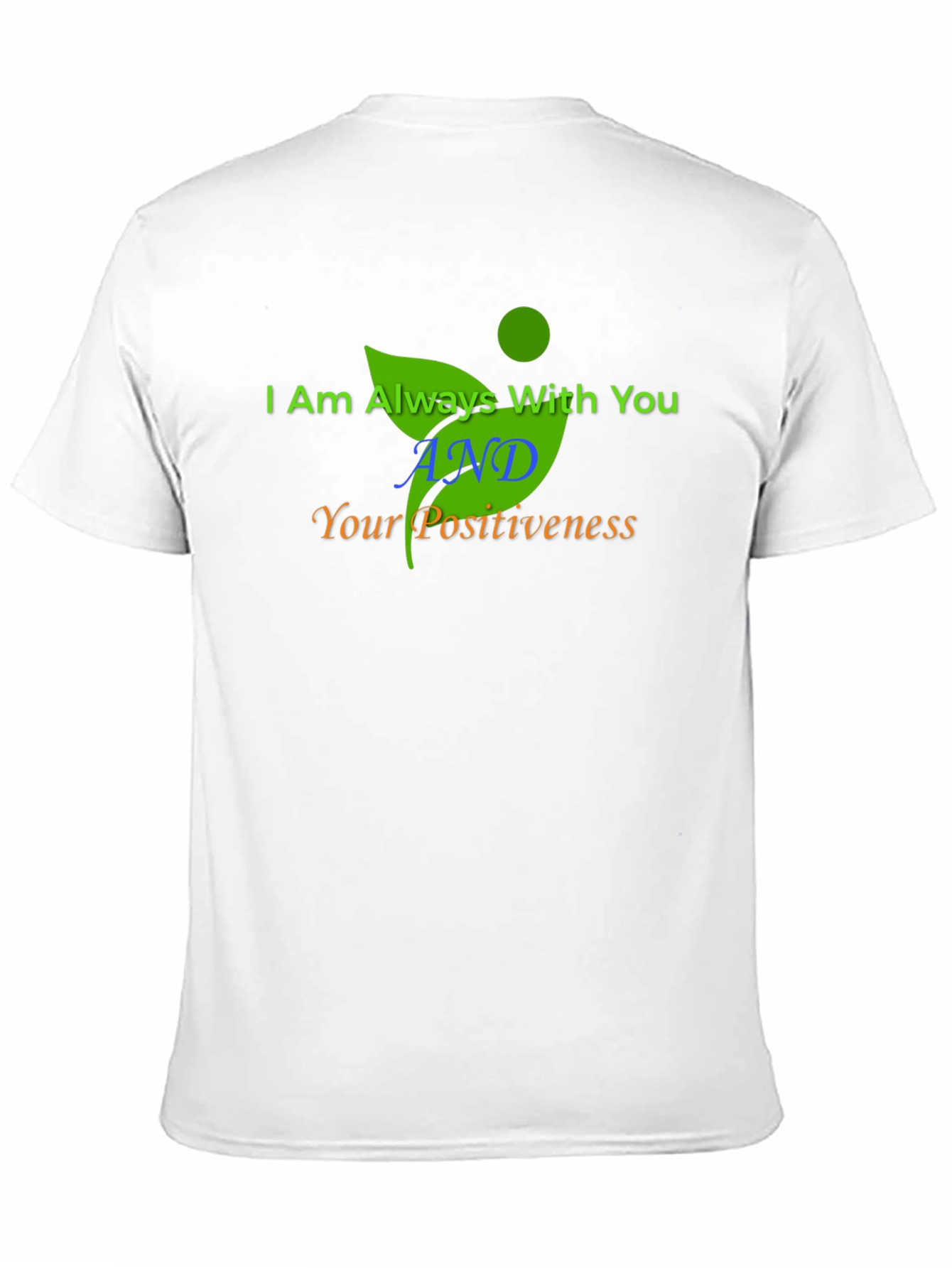 Inspirational Graphic Print Black T-Shirt