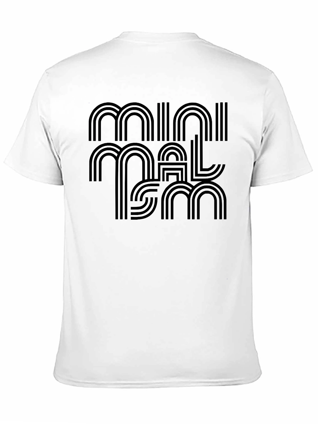 Minimalist Graphic Tee - Stylish Black T-Shirt