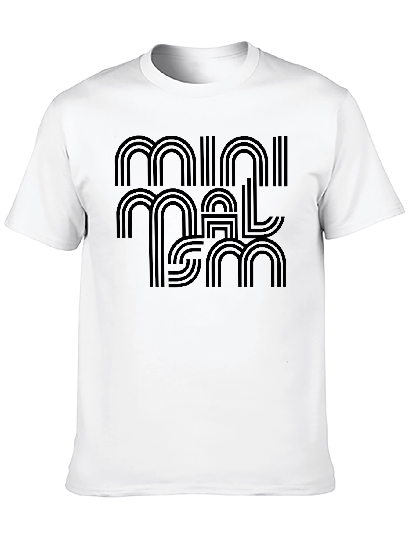 Minimalist Graphic Tee - Stylish Black T-Shirt