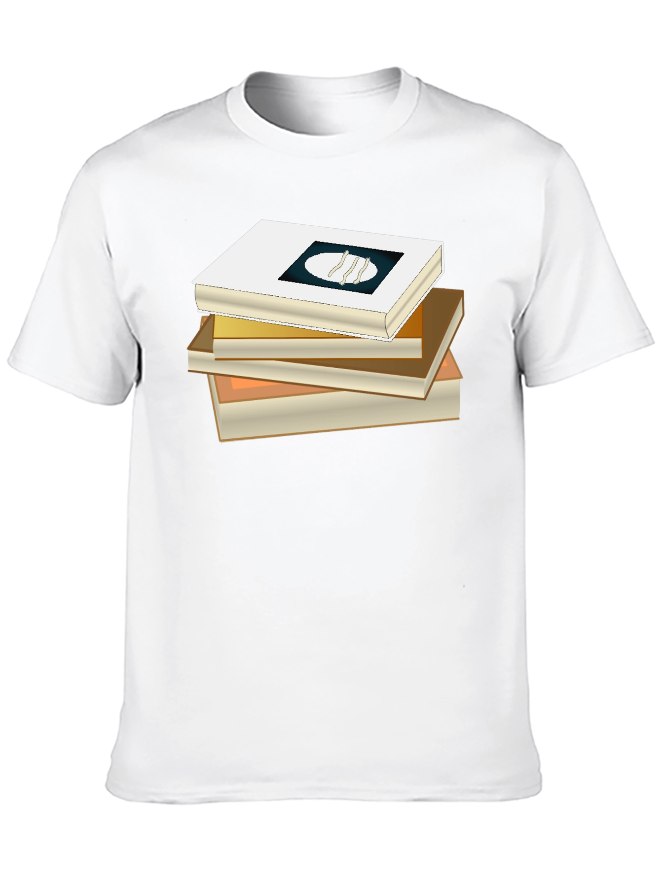 Book Stack Tee - Literary Fashion