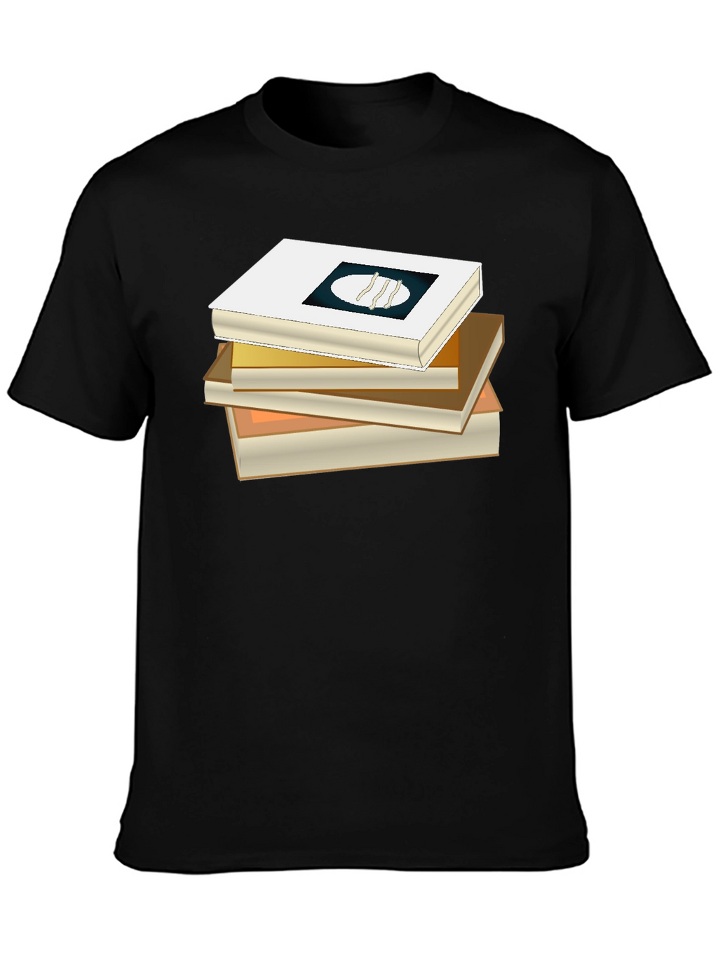 Book Stack Tee - Literary Fashion