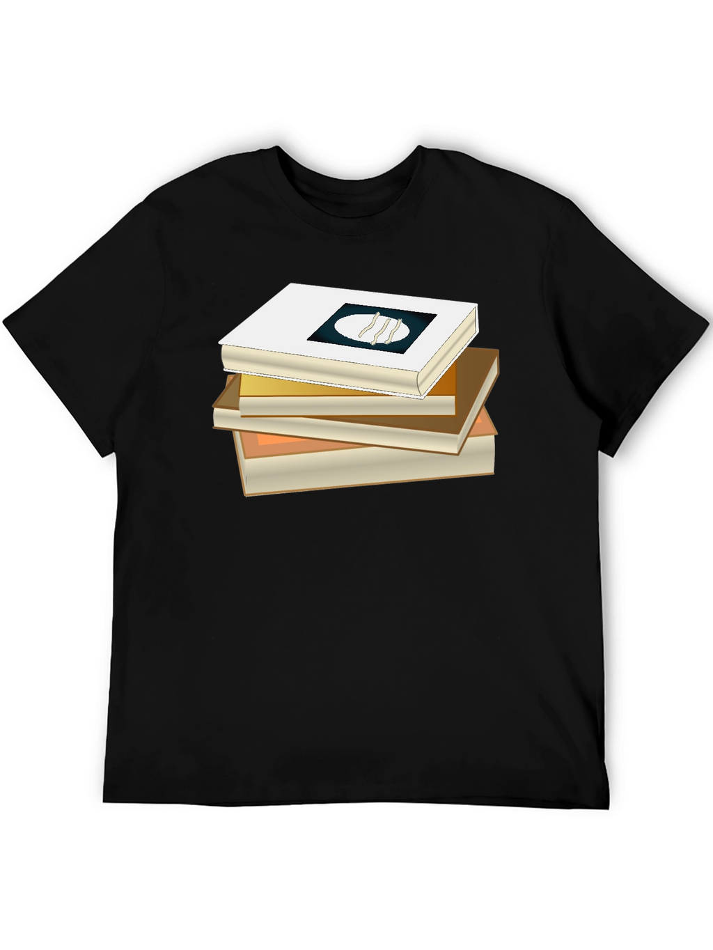 Book Stack Tee - Literary Fashion