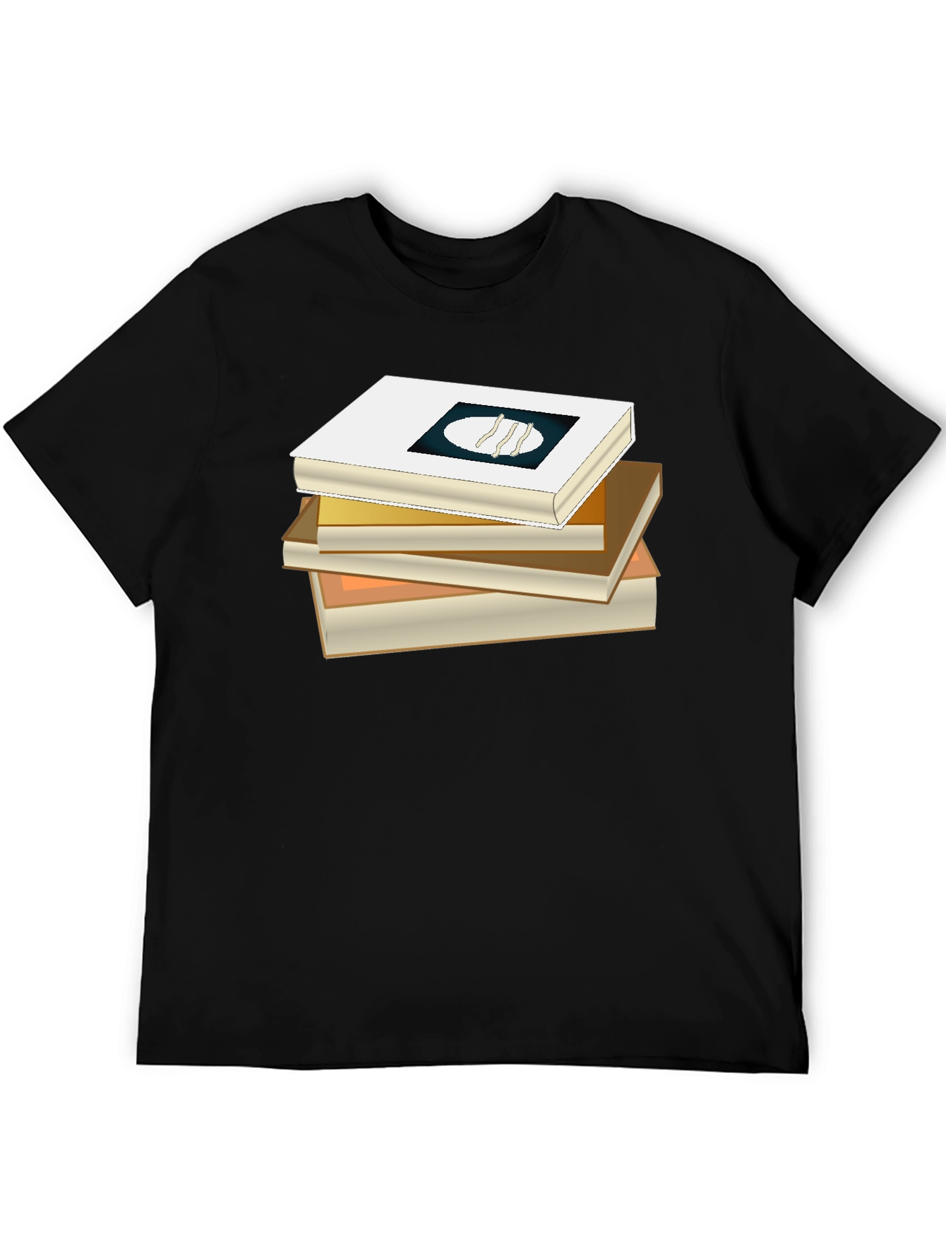 Book Stack Tee - Literary Fashion