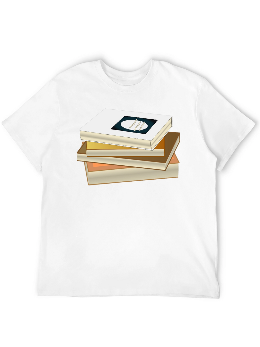 Book Stack Tee - Literary Fashion