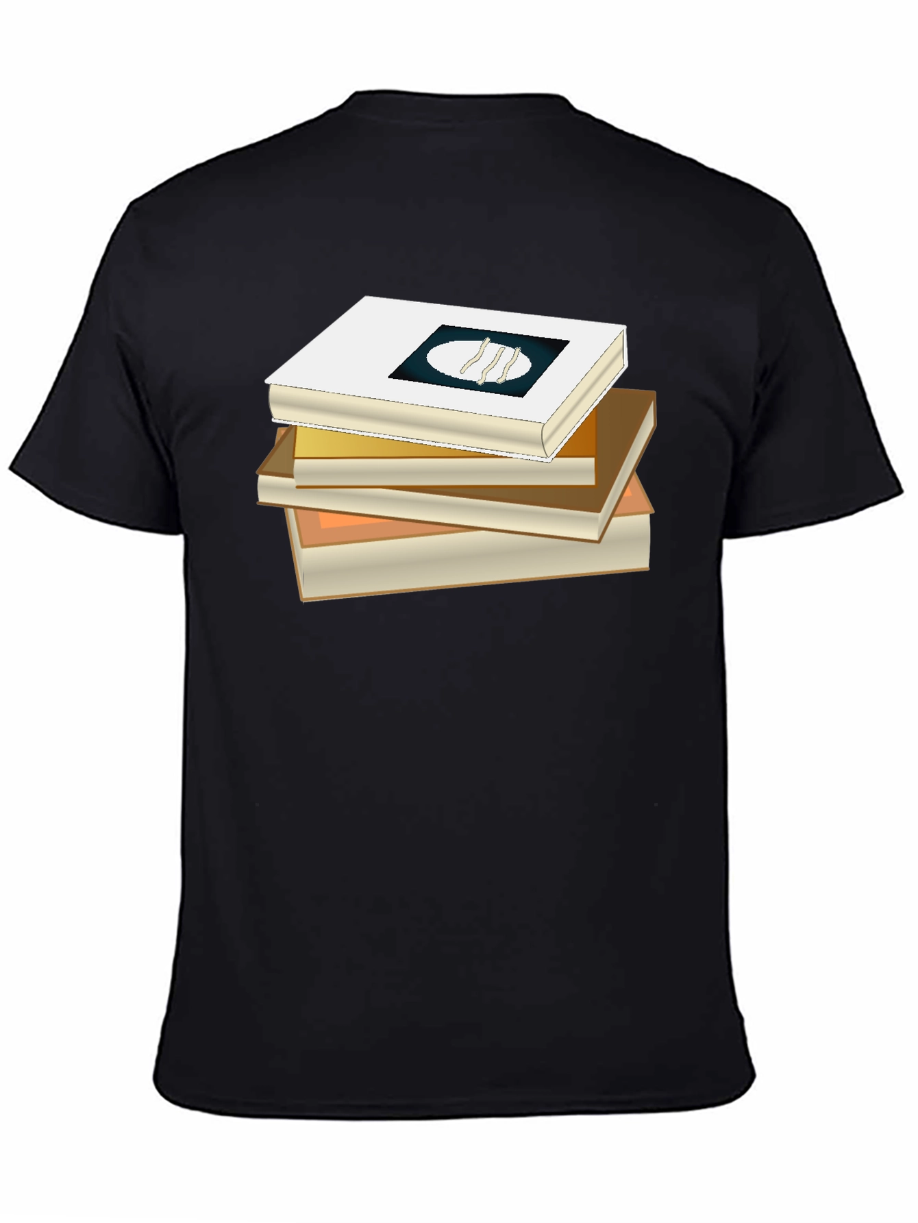 Book Stack Tee - Literary Fashion