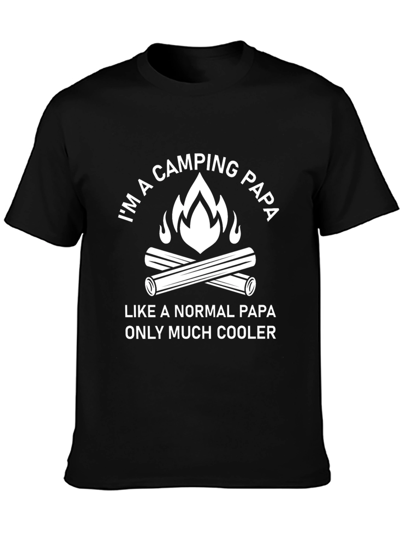 Camping Papa T-Shirt - Cooler Than Normal
