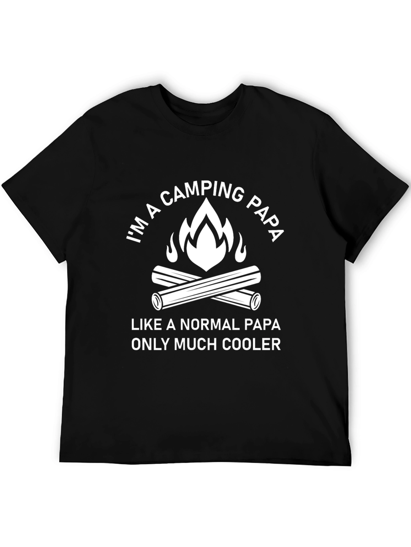 Camping Papa T-Shirt - Cooler Than Normal