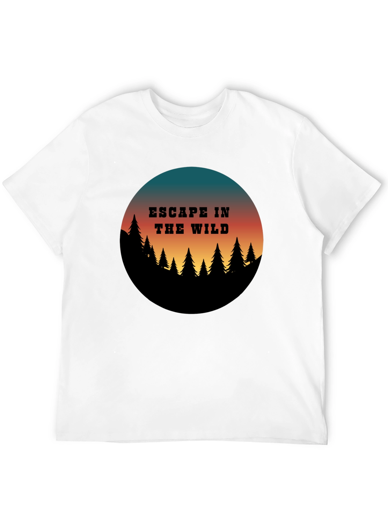 Escape in the Wild Graphic Tee - Nature Adventure Shirt