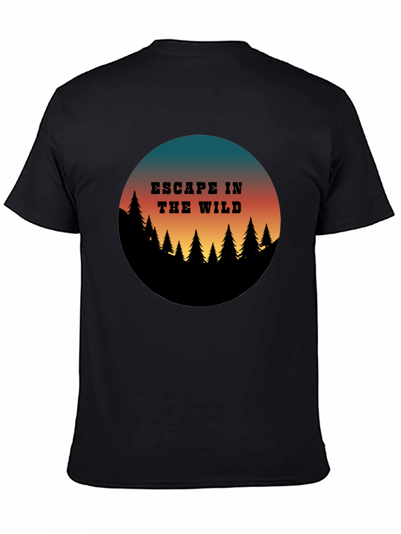 Escape in the Wild Graphic Tee - Nature Adventure Shirt