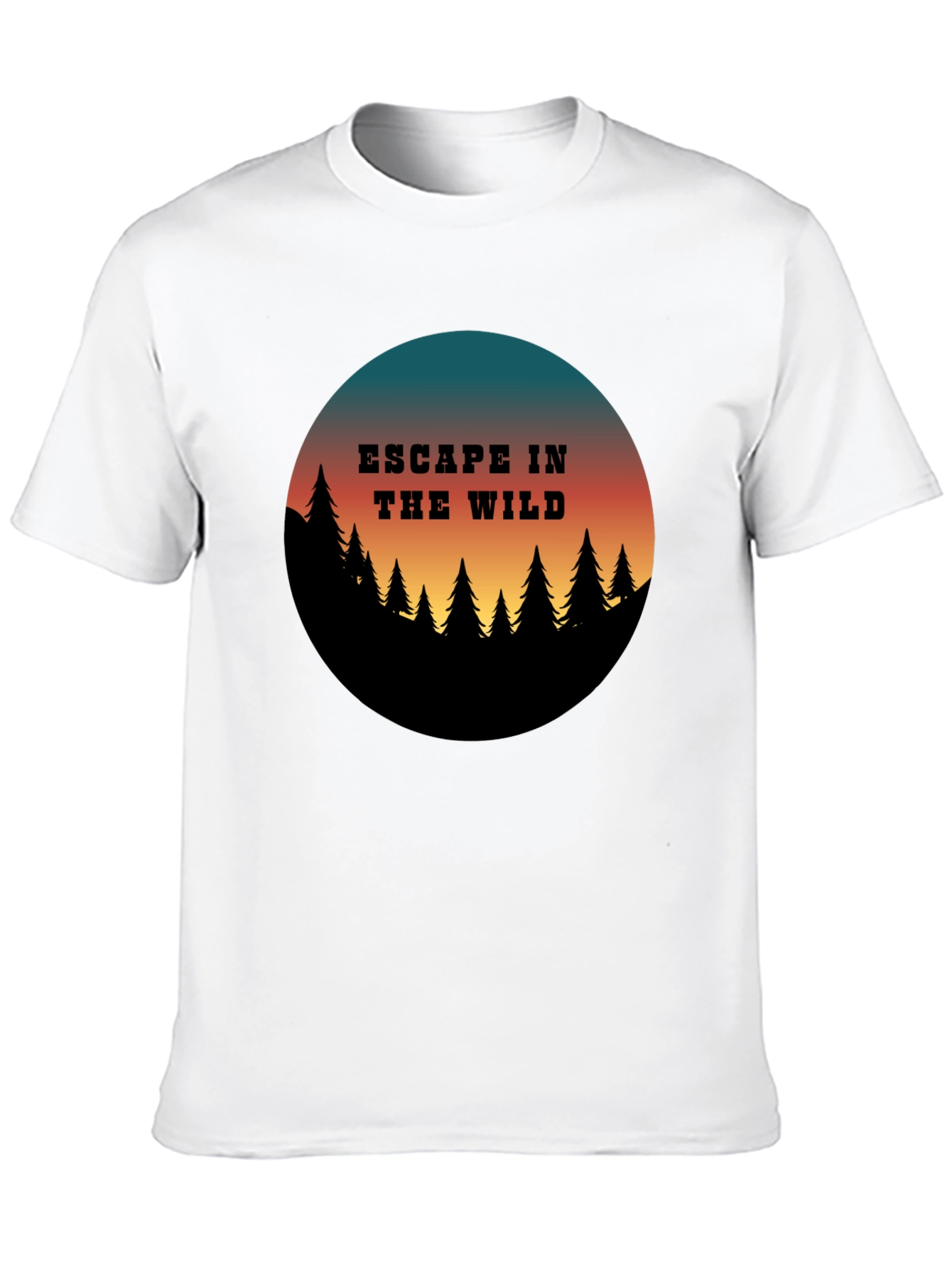 Escape in the Wild Graphic Tee - Nature Adventure Shirt