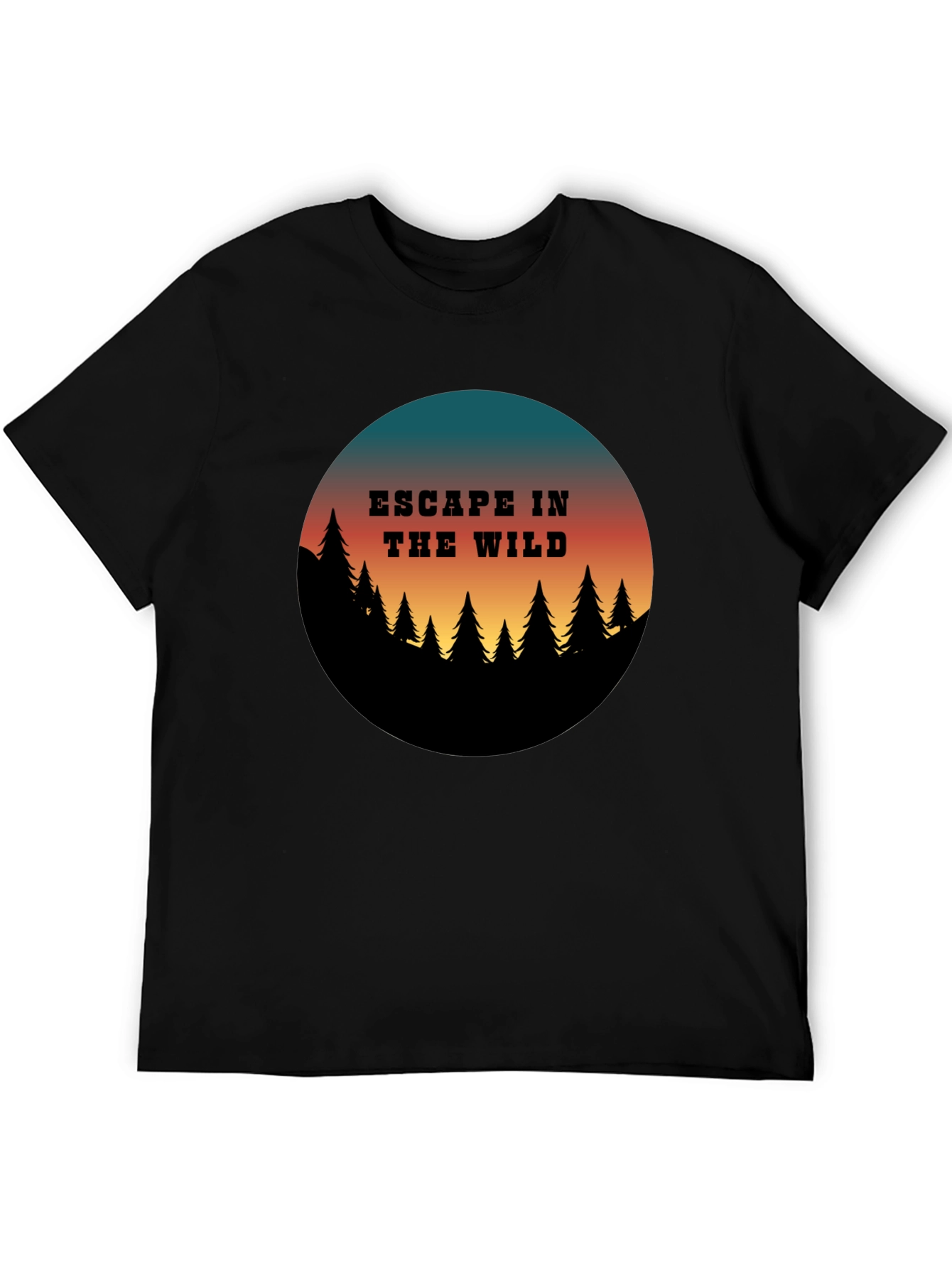Escape in the Wild Graphic Tee - Nature Adventure Shirt