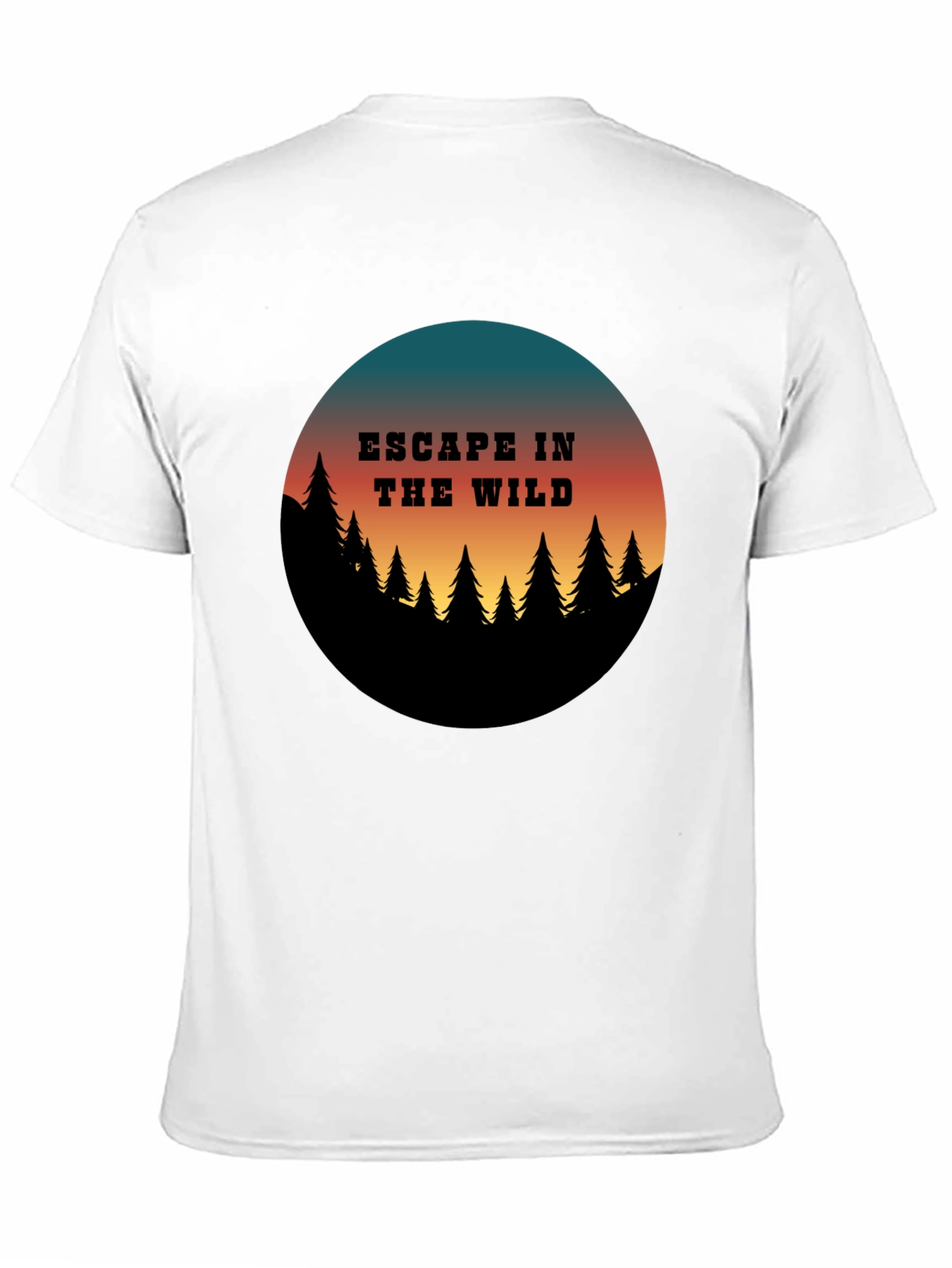 Escape in the Wild Graphic Tee - Nature Adventure Shirt