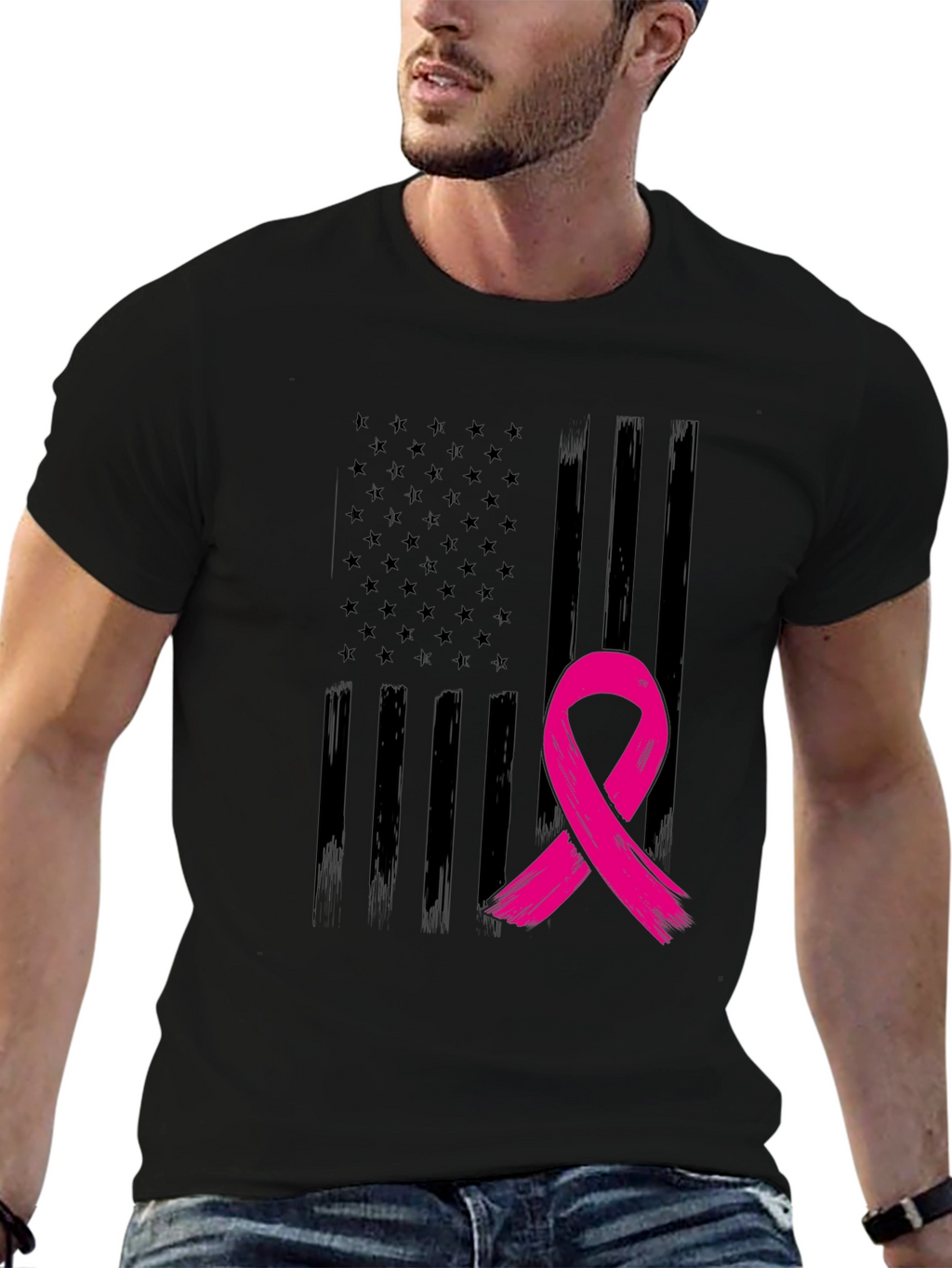 Awareness Ribbon Flag Tee