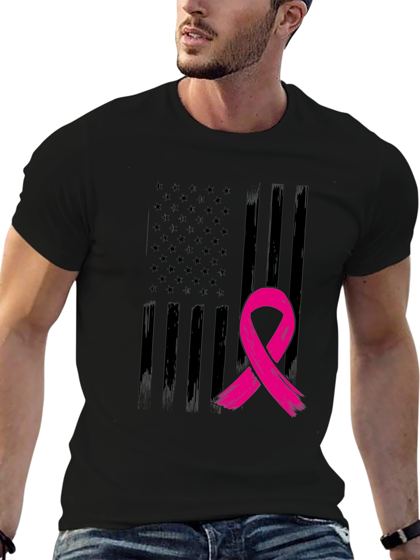 Awareness Ribbon Flag Tee