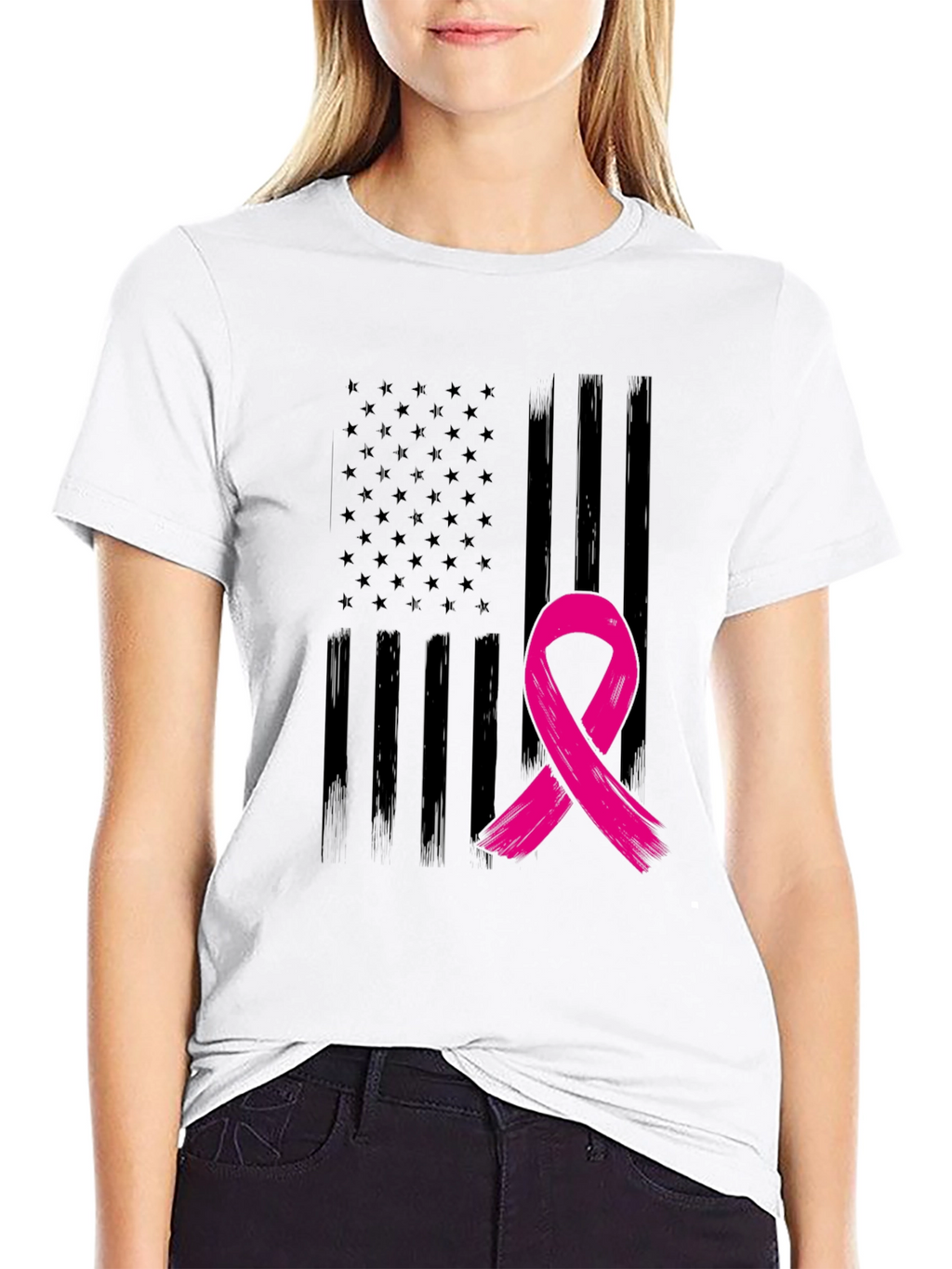 Awareness Ribbon Flag Tee