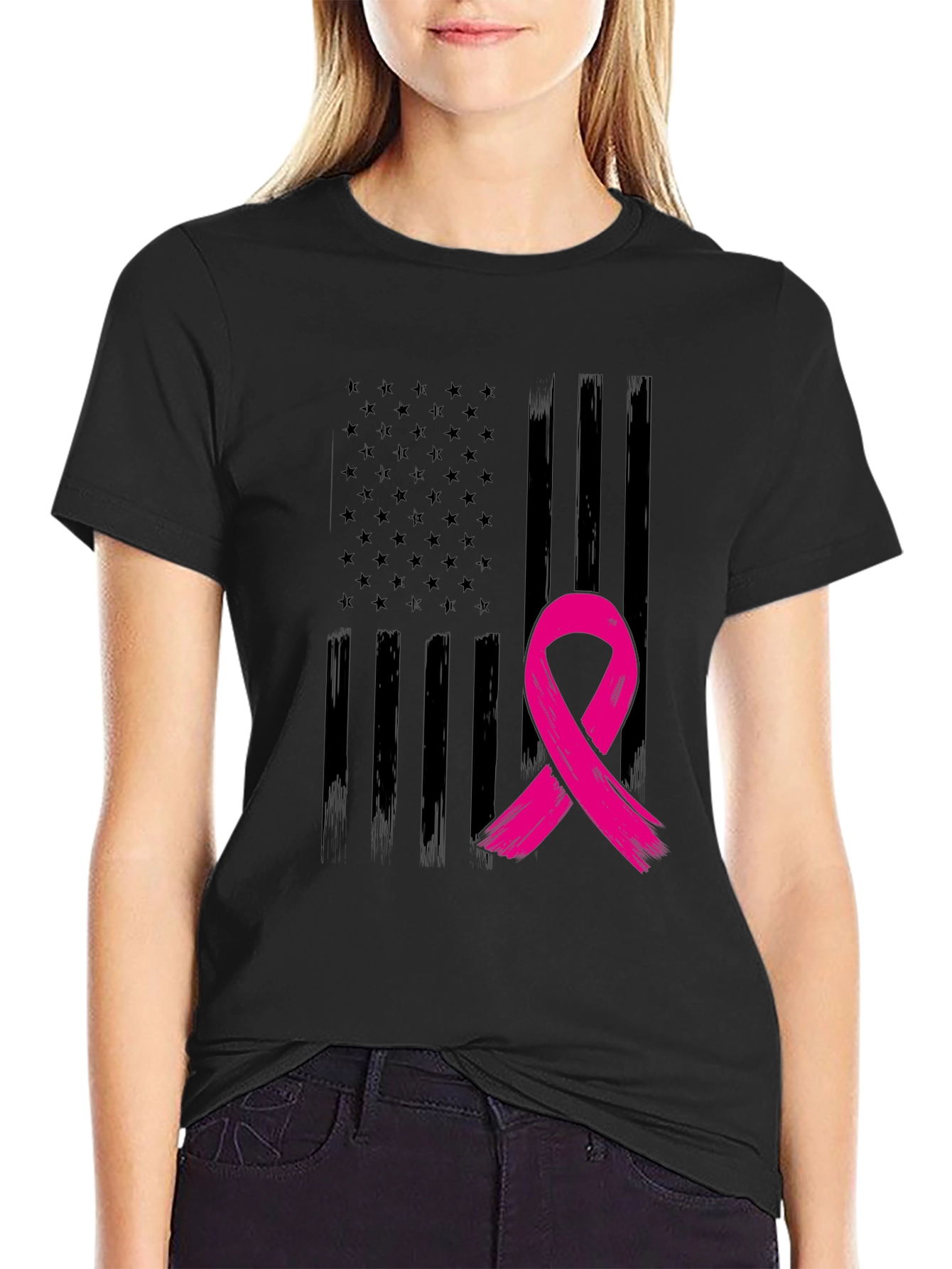 Awareness Ribbon Flag Tee