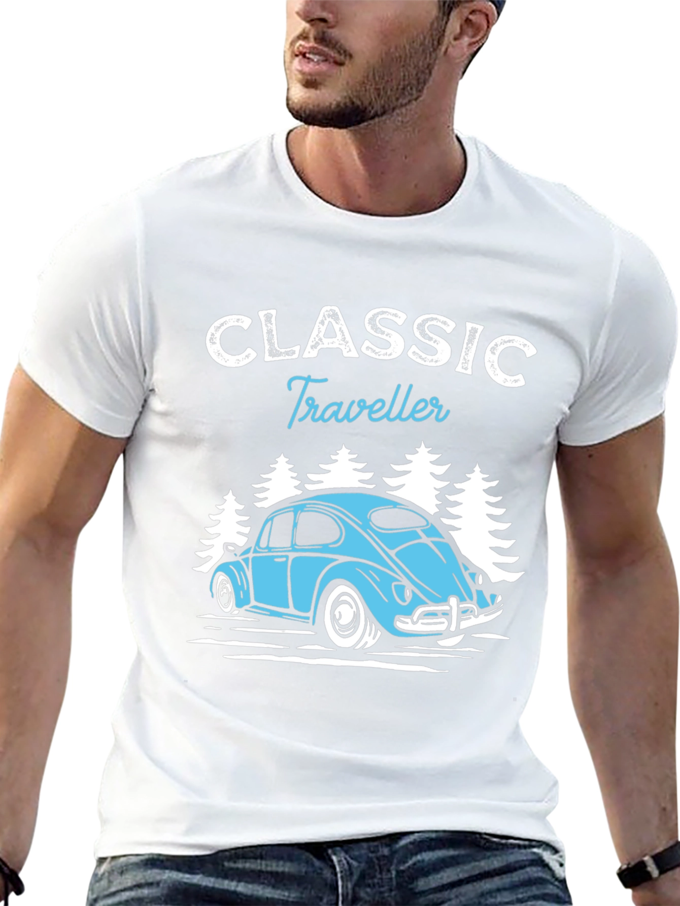 Classic Traveller T-Shirt - Vintage Car Design