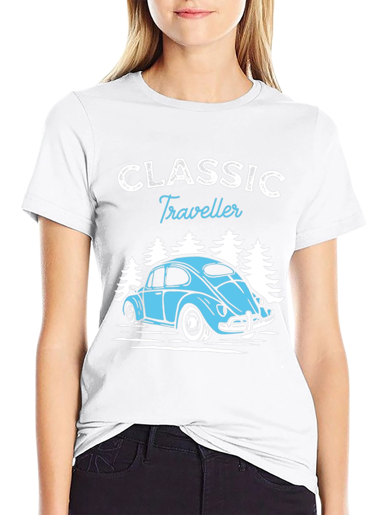 Classic Traveller T-Shirt - Vintage Car Design