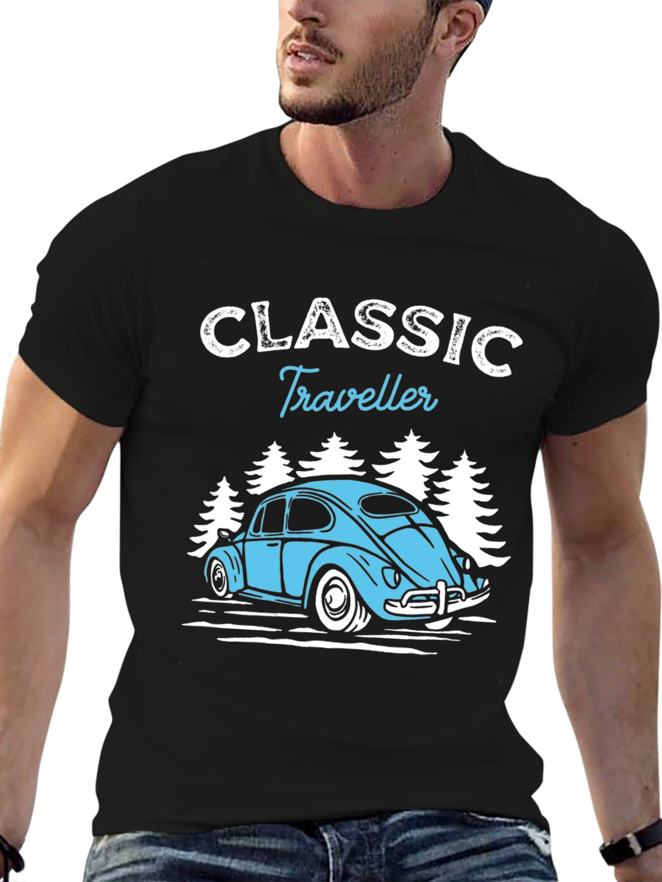 Classic Traveller T-Shirt - Vintage Car Design