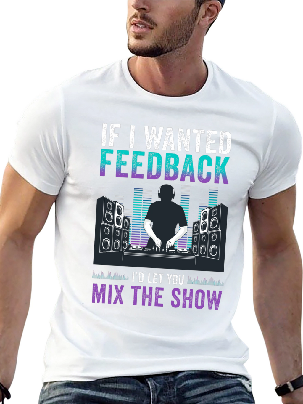 DJ Feedback Graphic T-Shirt