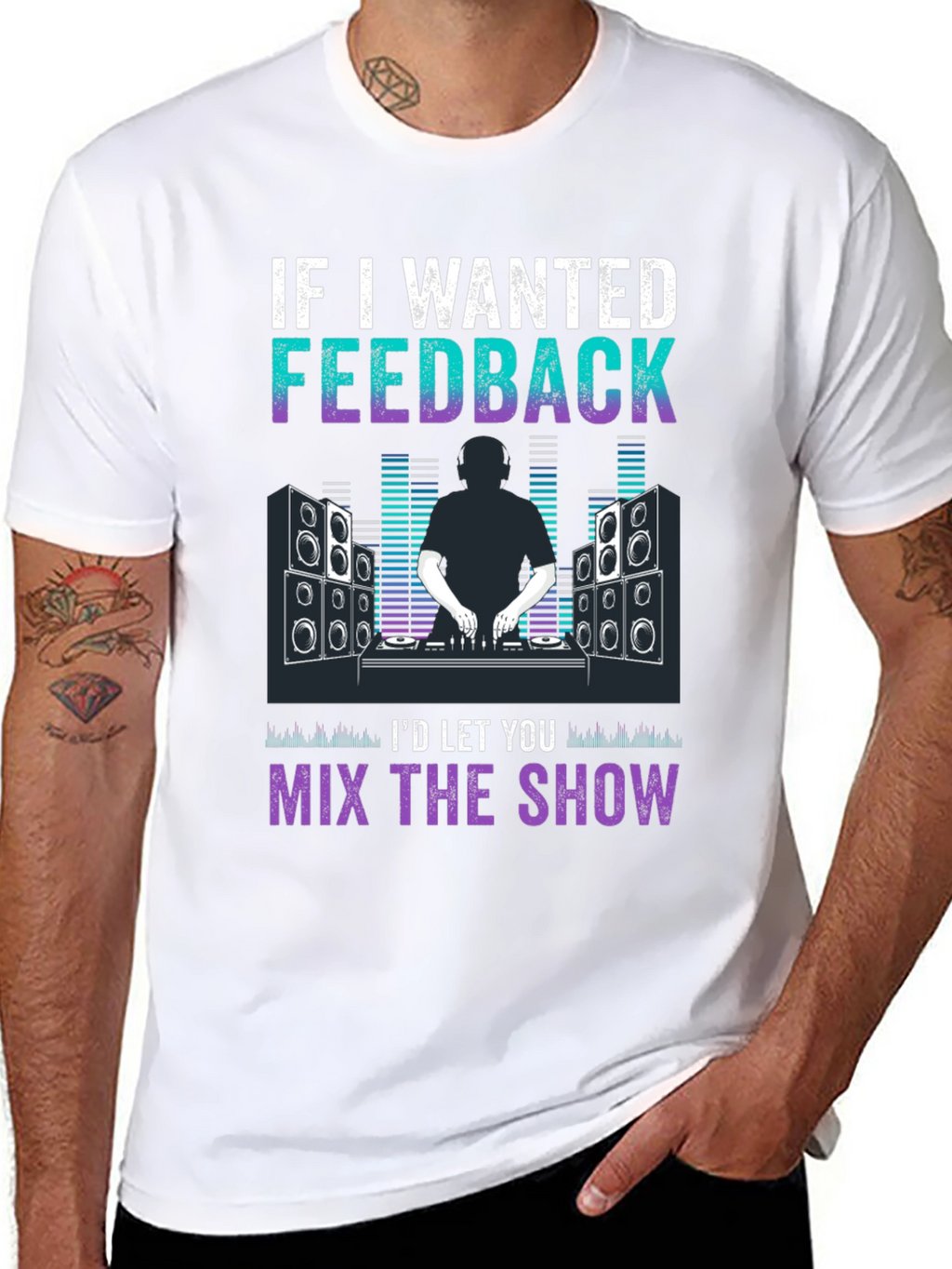 DJ Feedback Graphic T-Shirt