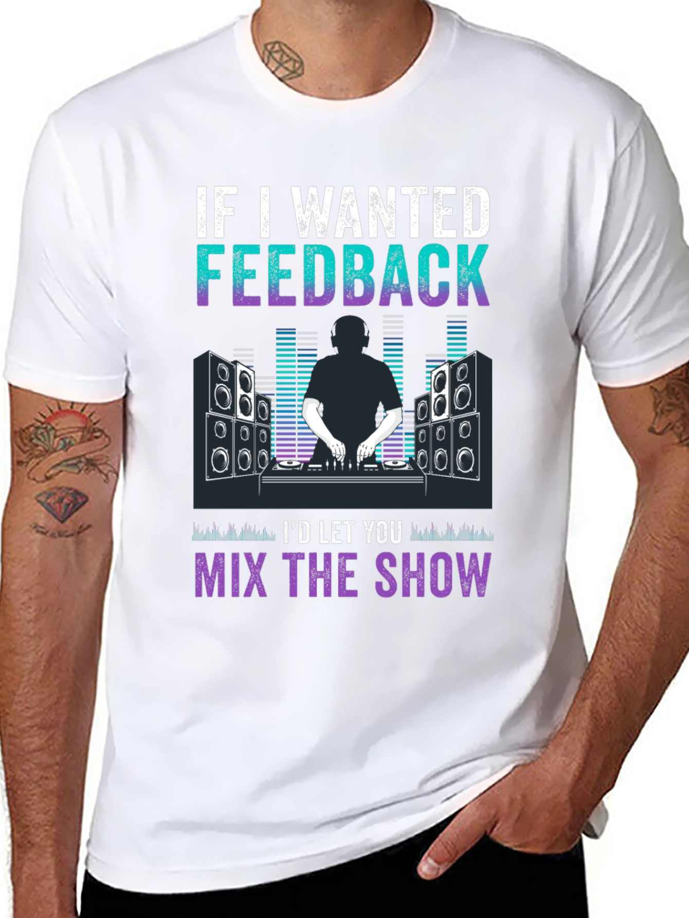 DJ Feedback Graphic T-Shirt