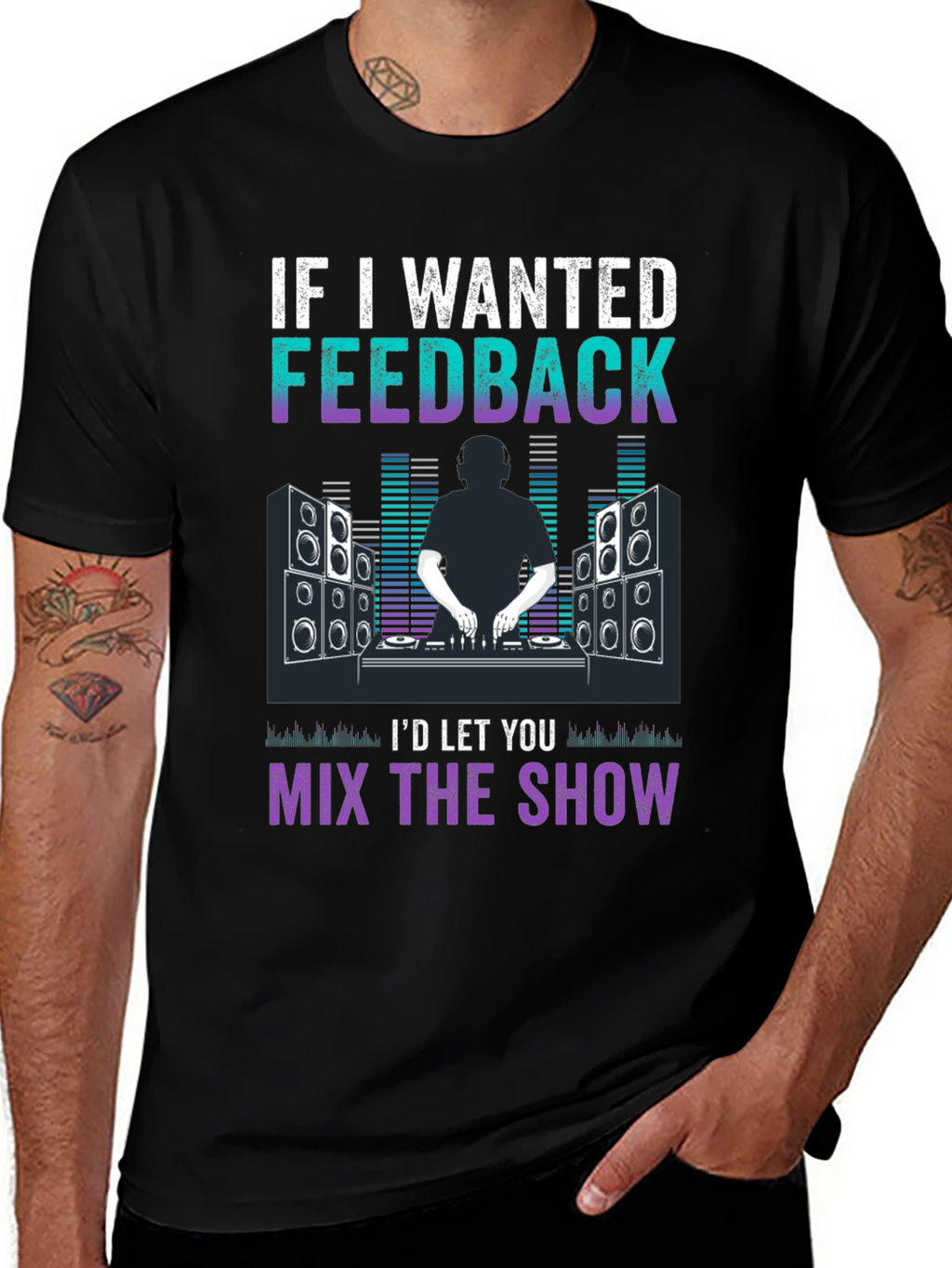 DJ Feedback Graphic T-Shirt