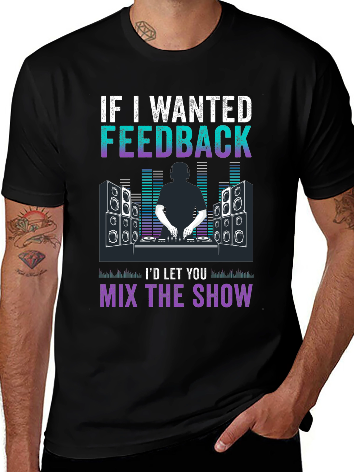 DJ Feedback Graphic T-Shirt