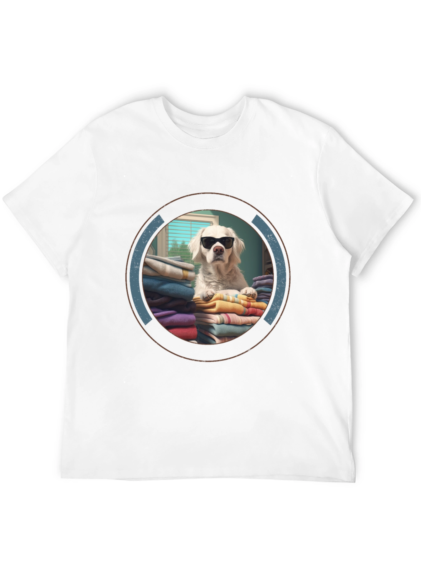 Cool Dog Graphic T-Shirt - Laundry Day Style