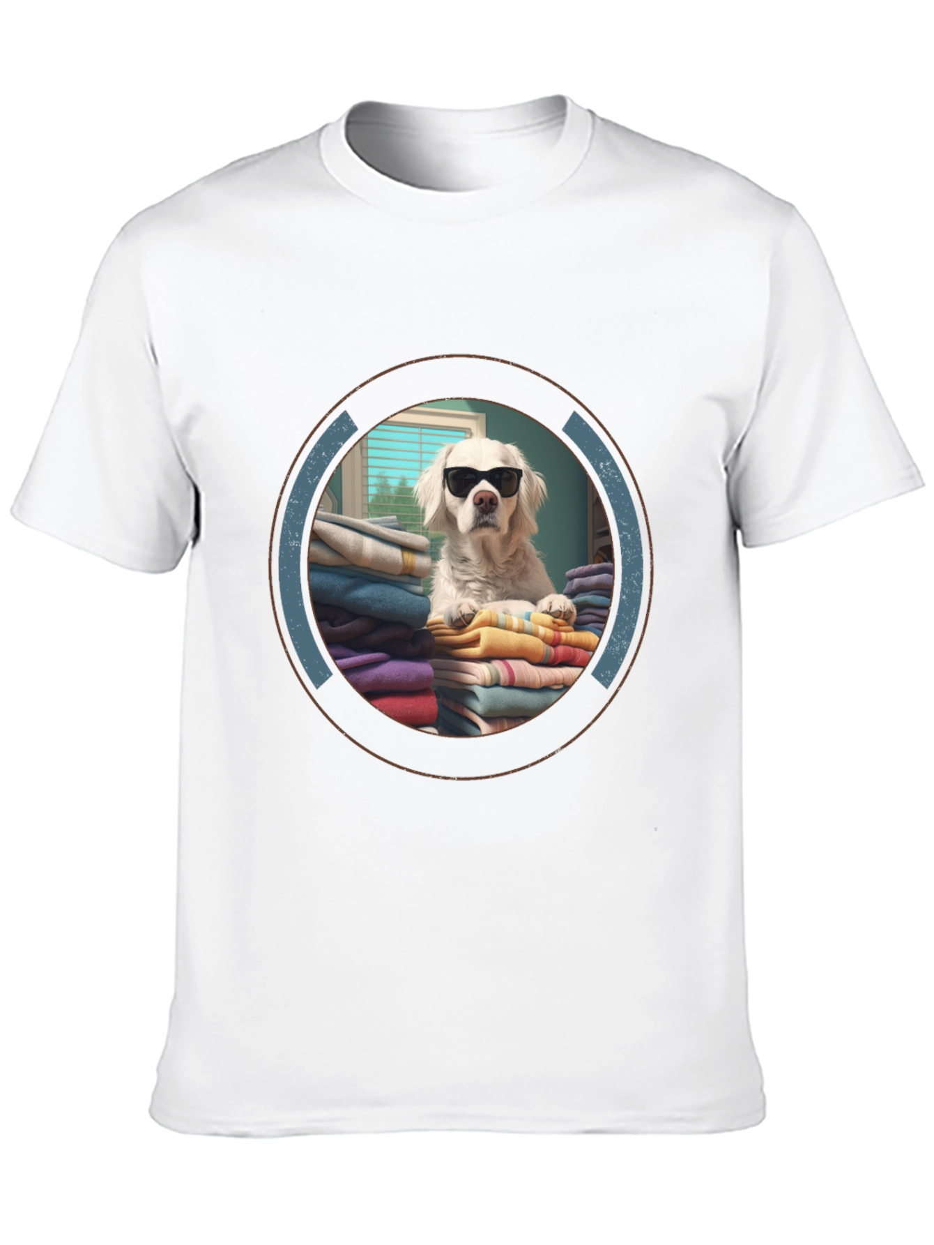 Cool Dog Graphic T-Shirt - Laundry Day Style