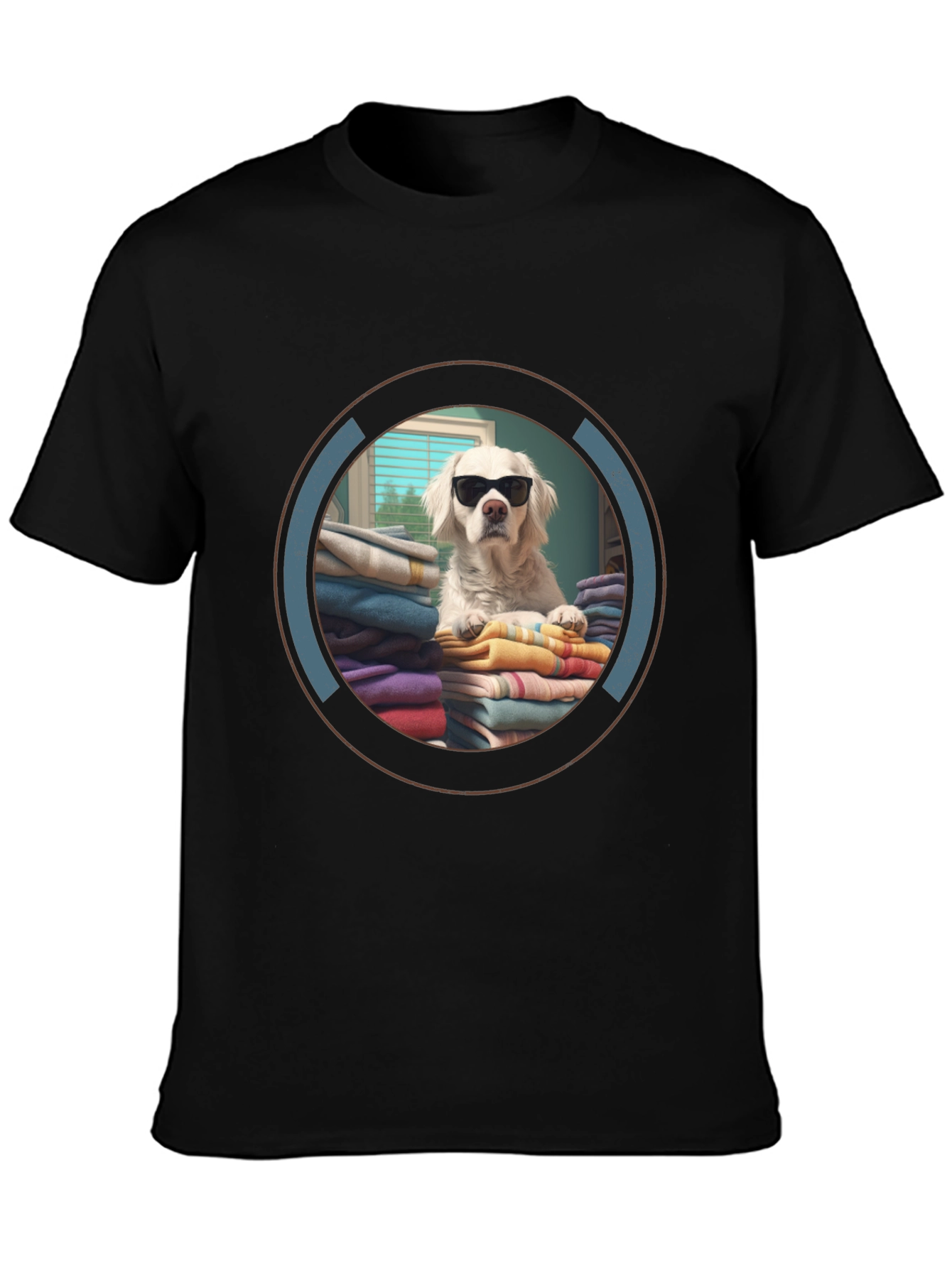 Cool Dog Graphic T-Shirt - Laundry Day Style