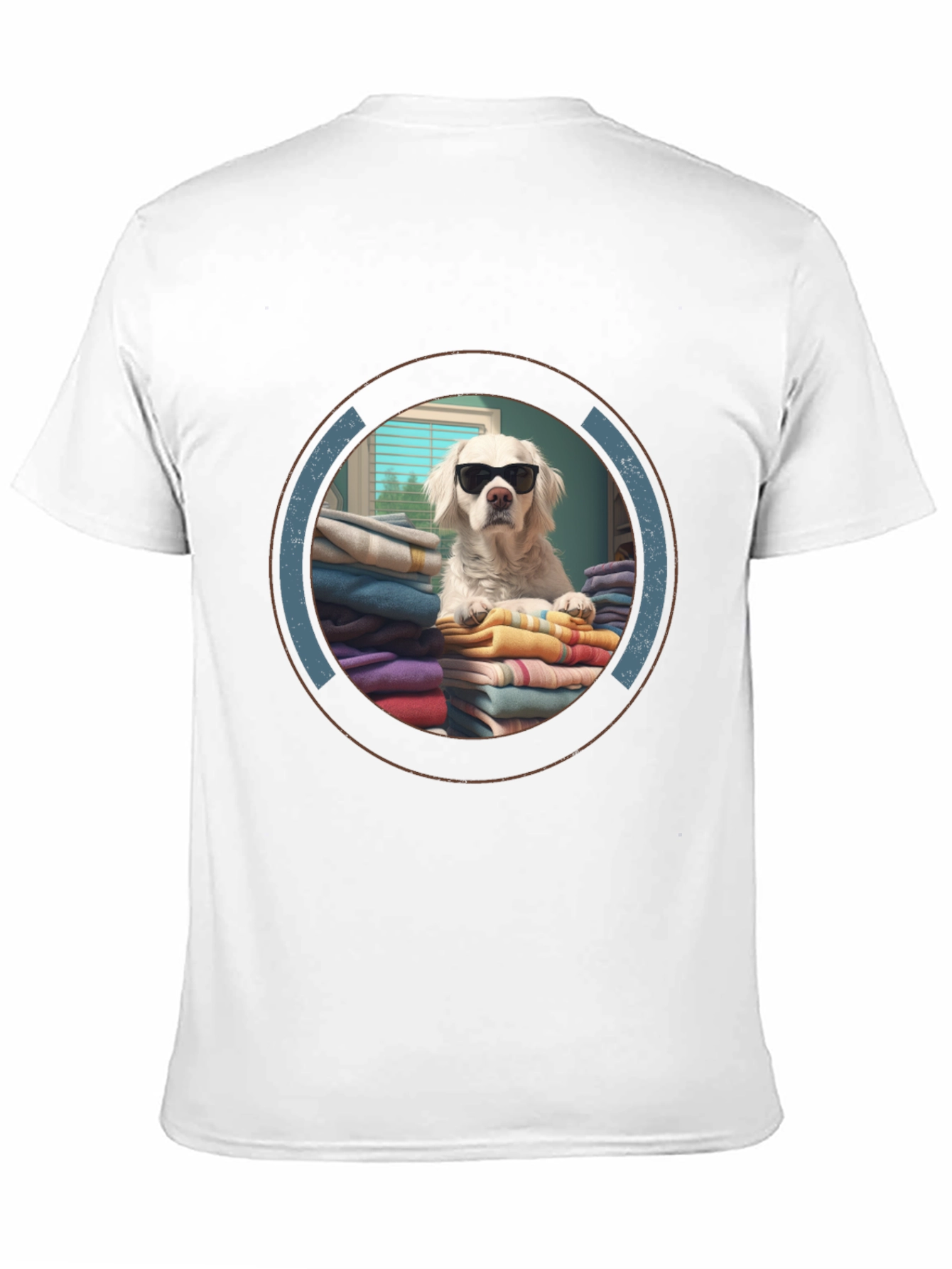 Cool Dog Graphic T-Shirt - Laundry Day Style