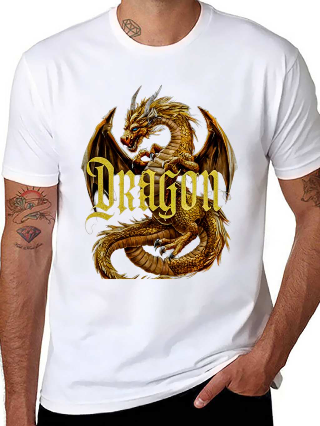 Dragon Graphic Tee - Black T-Shirt