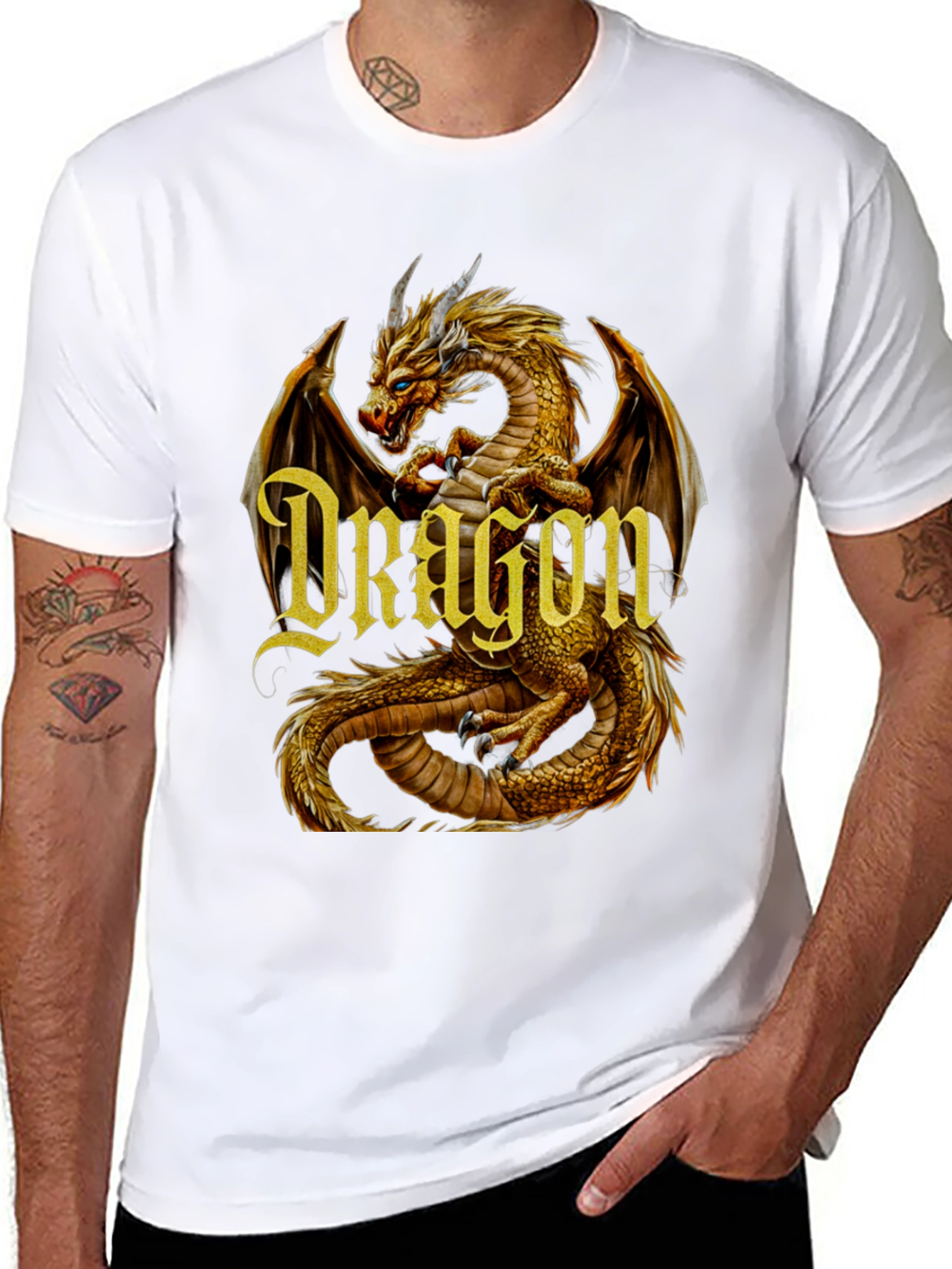 Dragon Graphic Tee - Black T-Shirt