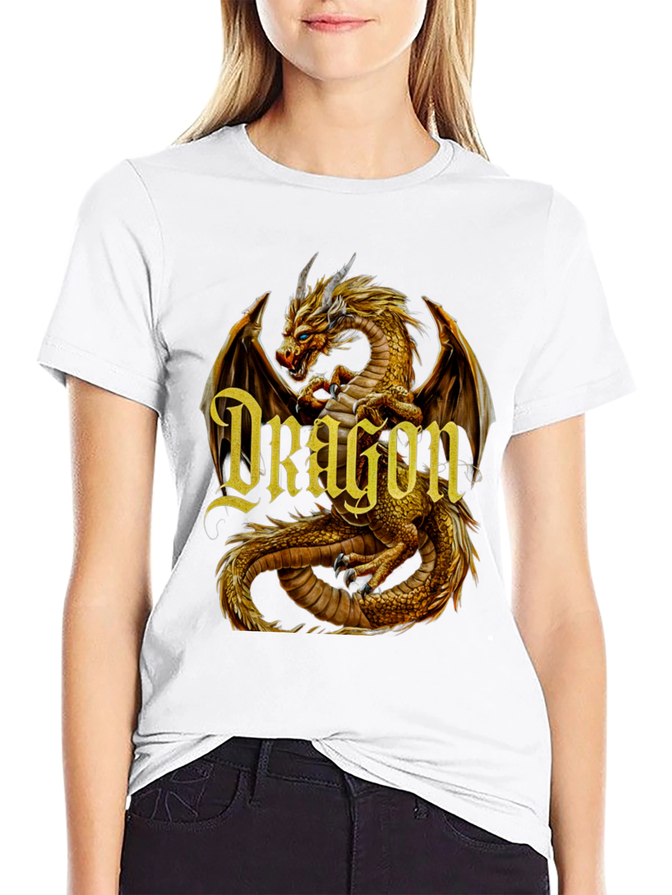 Dragon Graphic Tee - Black T-Shirt