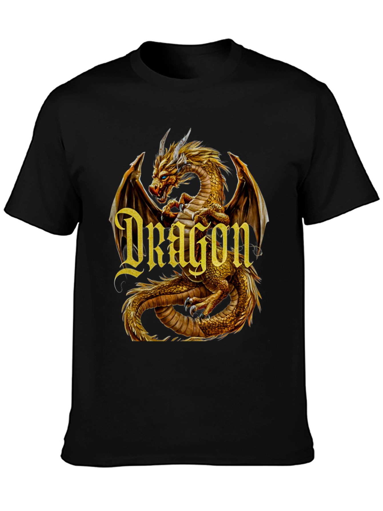 Dragon Graphic Tee - Black T-Shirt