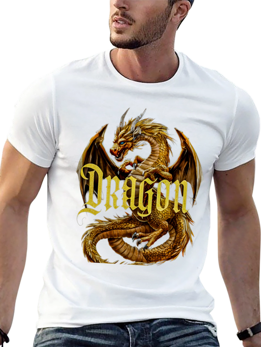 Dragon Graphic Tee - Black T-Shirt