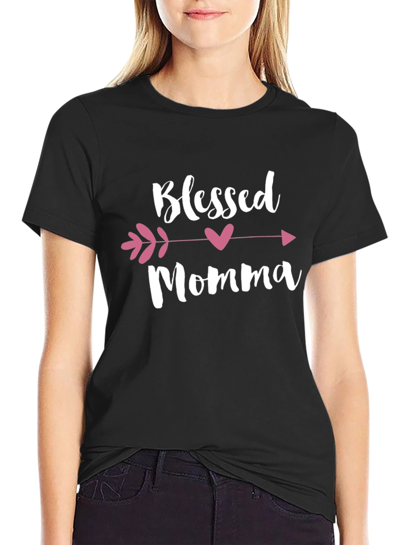 Blessed Momma Graphic T-Shirt