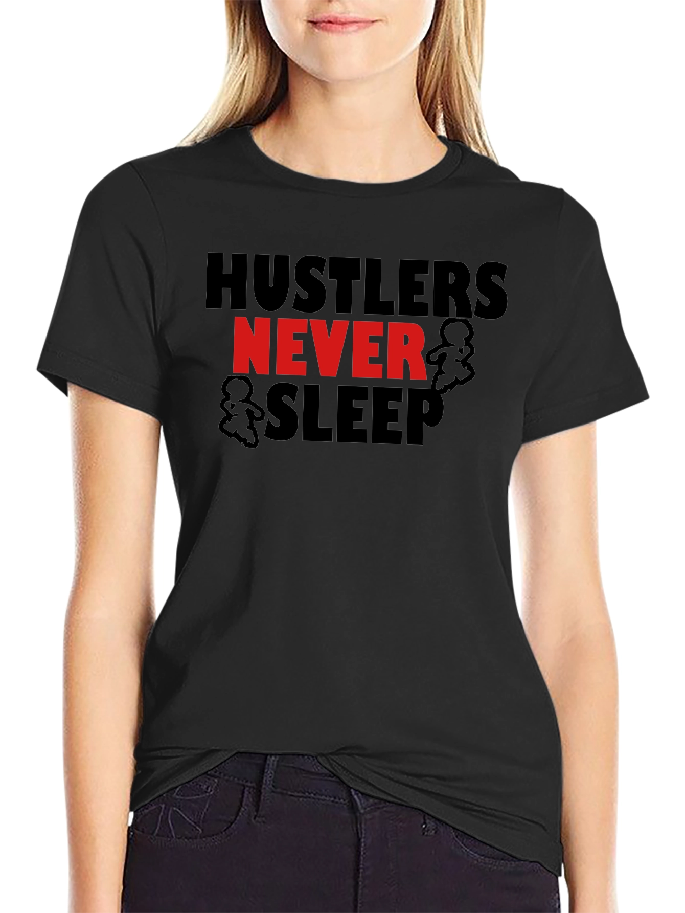 Hustler Graphic Tee - Never Sleep